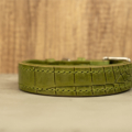 Krokohalsband Matcha