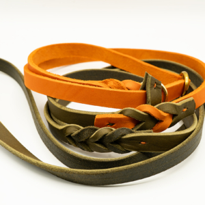 Retrieverleine Olive & Grün