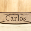 Lederhalsband mit Namen