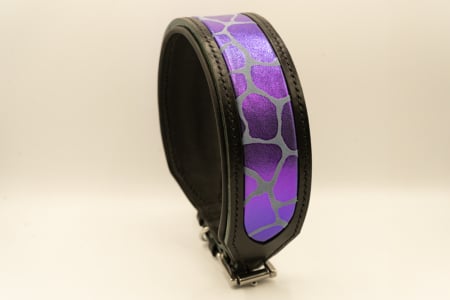 Halsband mit Nappa-Inlay "Safari"