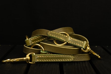 Lederleine verstellbar