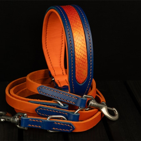 Bonfire Halsband Leinen Set