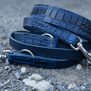 Halsband Nightfall mit Krokopr&auml;gung